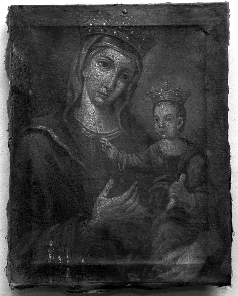 Madonna del Voto, Madonna con Bambino (dipinto) - ambito senese (seconda metà sec. XVIII)