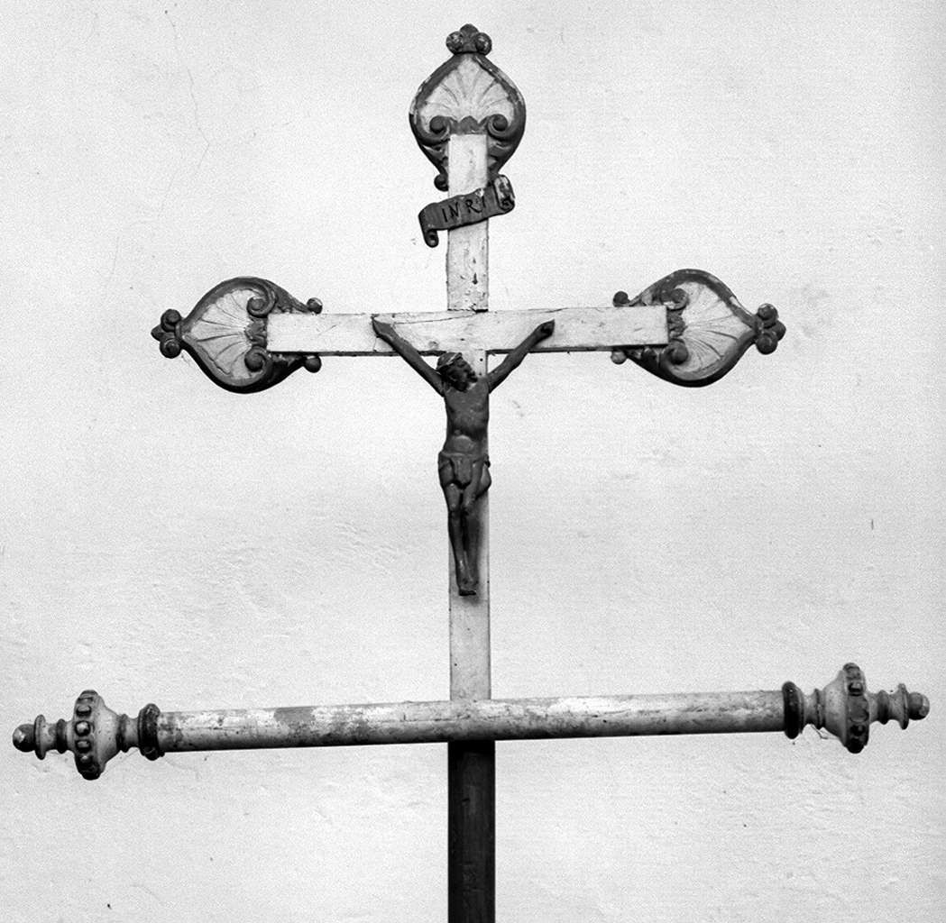 Cristo crocifisso (croce processionale) - bottega toscana (prima metà sec. XIX)