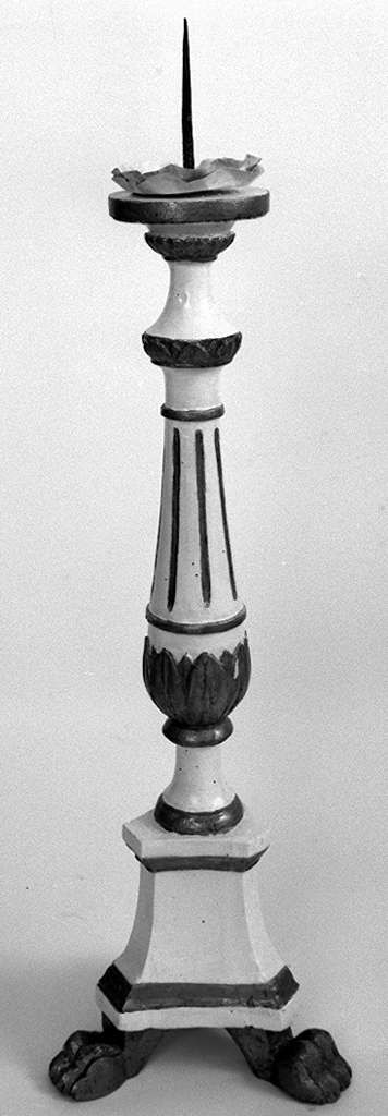 motivi decorativi vegetali (candeliere d'altare, serie) - bottega toscana (primo quarto sec. XIX)