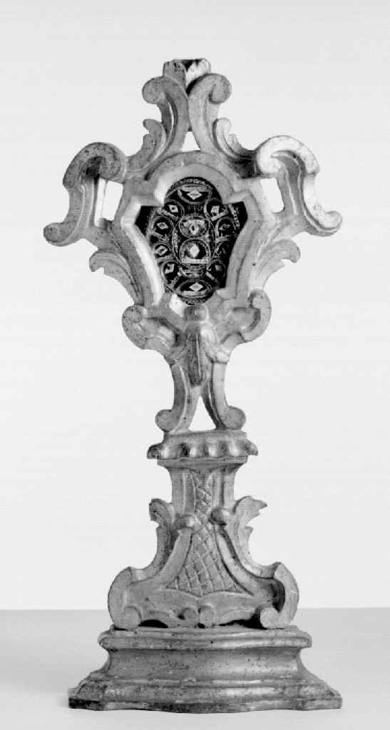 reliquiario - a ostensorio - bottega toscana (prima metà sec. XVIII)