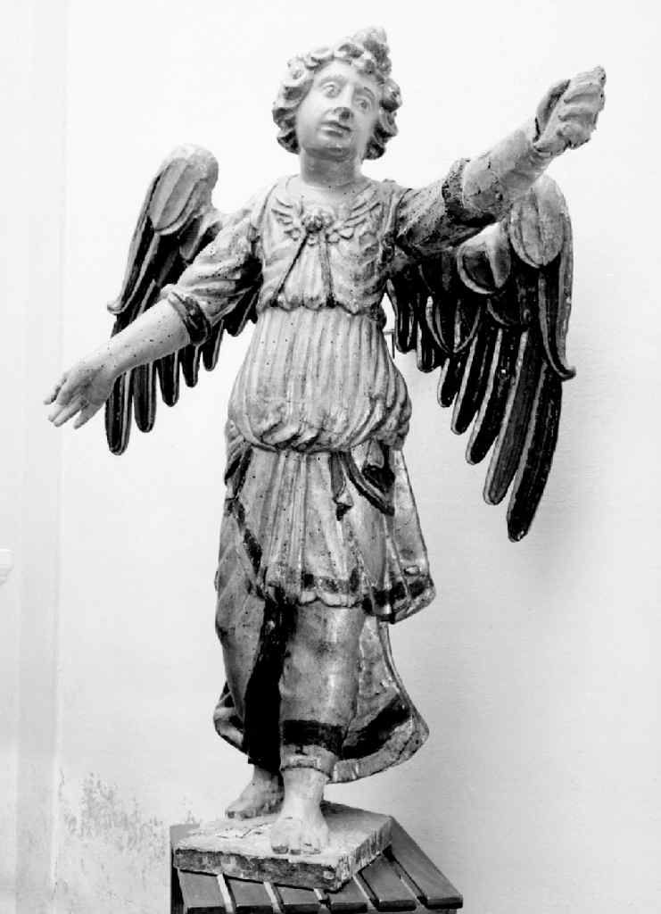 candelabro - a statua, serie - ambito senese (prima metà sec. XVII)