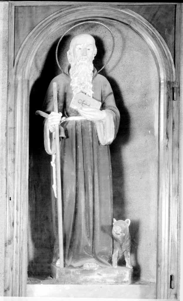 Sant'Antonio Abate (statua) - ambito toscano (sec. XIX)