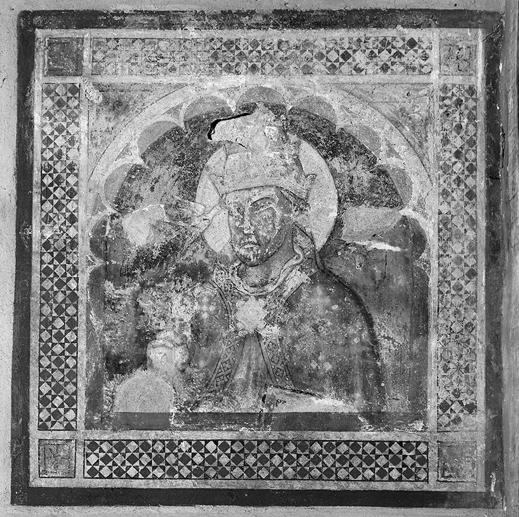 San Gregorio (dipinto, elemento d'insieme) - ambito senese (secc. XIV/ XV)