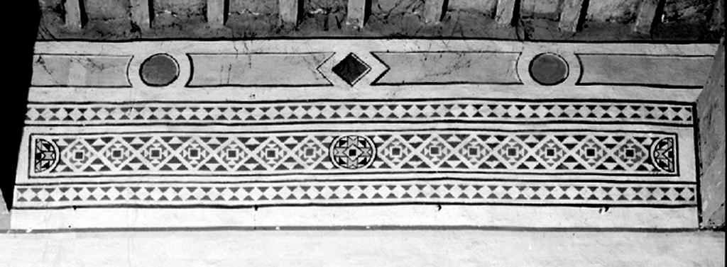 motivi decorativi geometrici (decorazione pittorica) - ambito senese (sec. XIX)