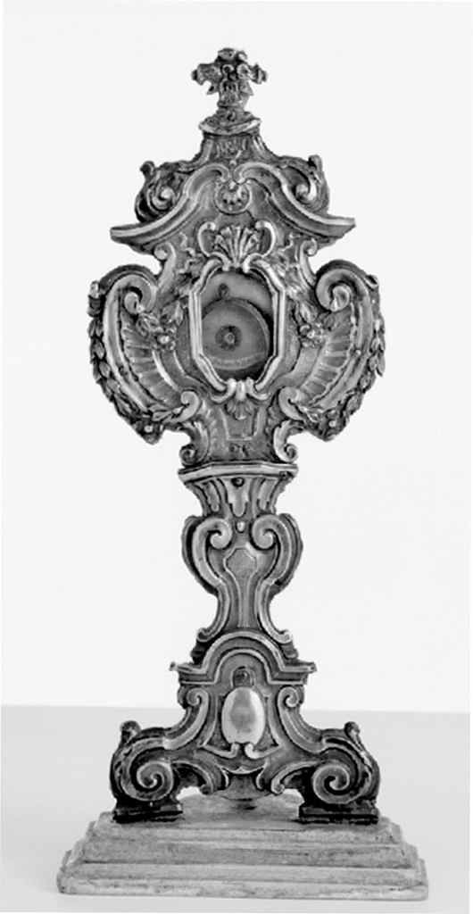 reliquiario - a ostensorio - bottega toscana (sec. XVIII)