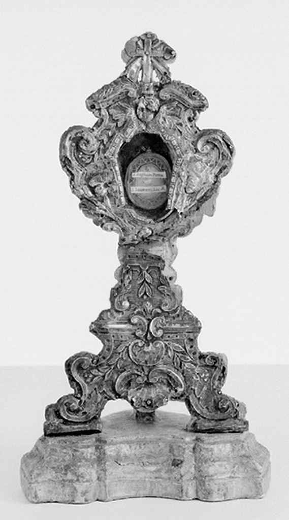 reliquiario - a ostensorio - bottega toscana (sec. XVIII)