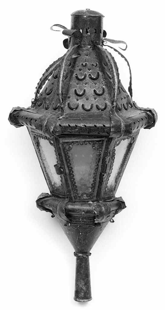 lanterna processionale, serie - produzione senese (sec. XIX)