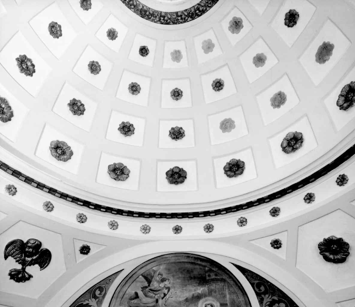 rosoni (decorazione plastica, insieme) di Dei Spaltero (sec. XIX)