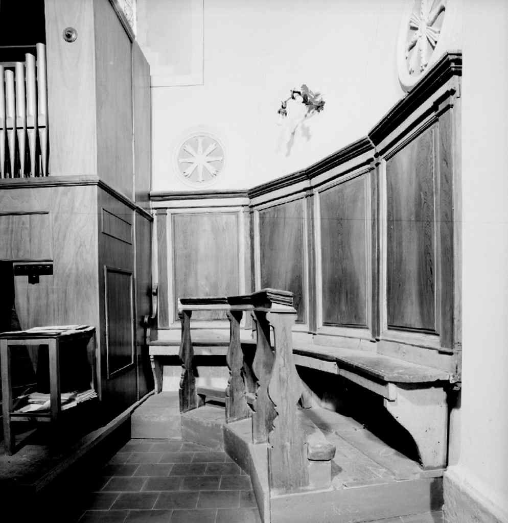 stalli del coro - produzione senese (primo quarto sec. XIX)