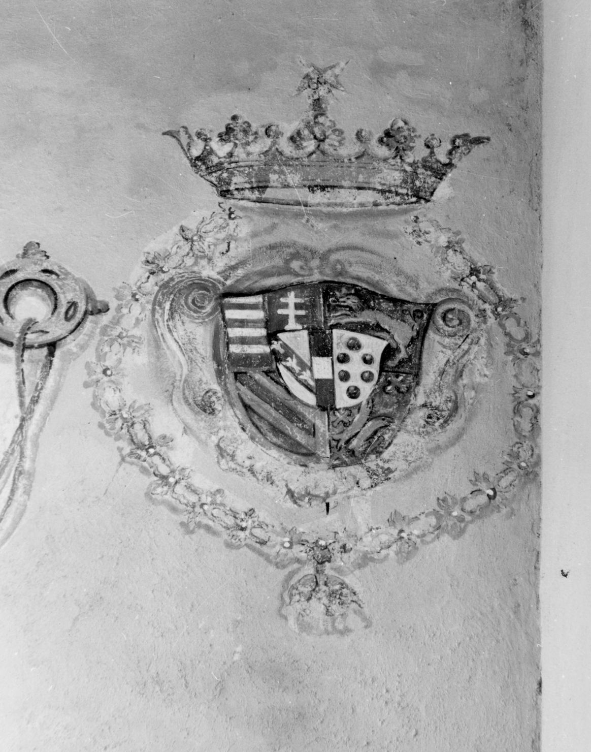 stemma gentilizio (dipinto, elemento d'insieme) - ambito pitiglianese (sec. XIX)