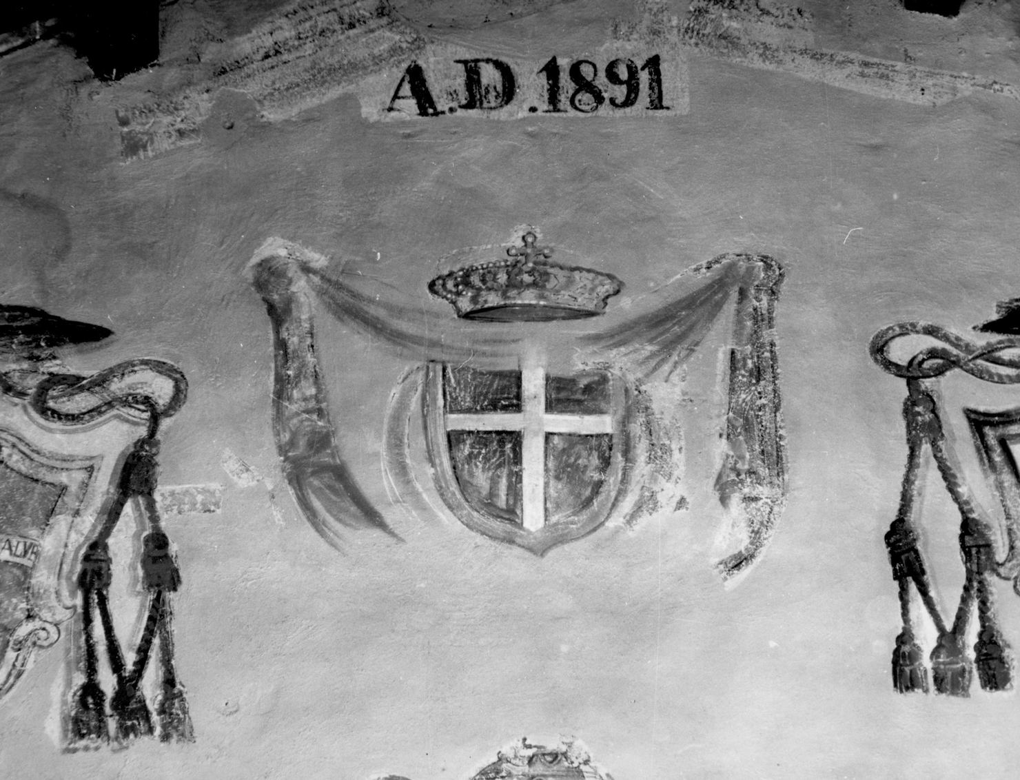 stemma gentilizio (dipinto, elemento d'insieme) - ambito pitiglianese (sec. XIX)