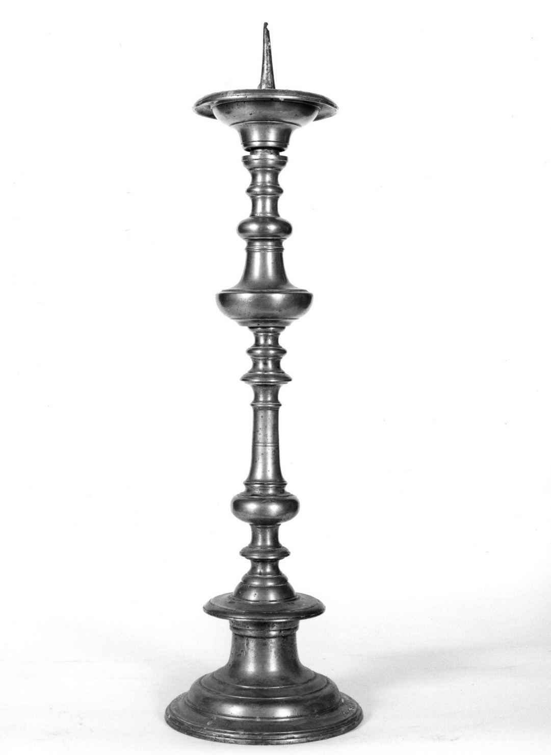 candeliere d'altare - bottega italiana (prima metà sec. XIX)