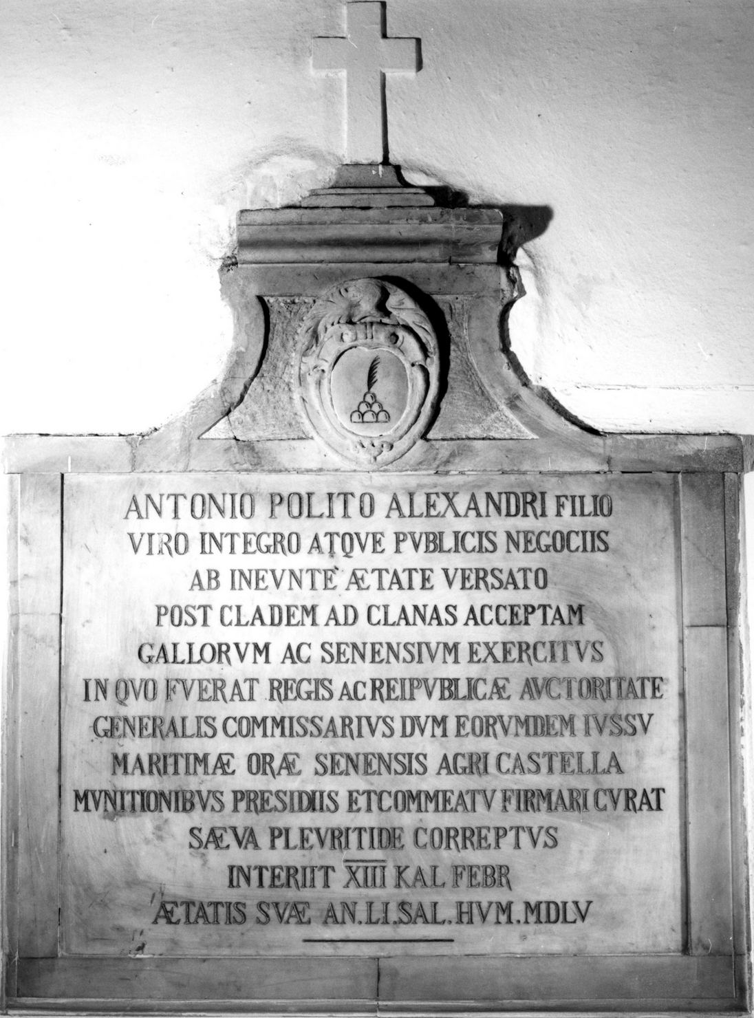 lapide - bottega toscana (sec. XVII)