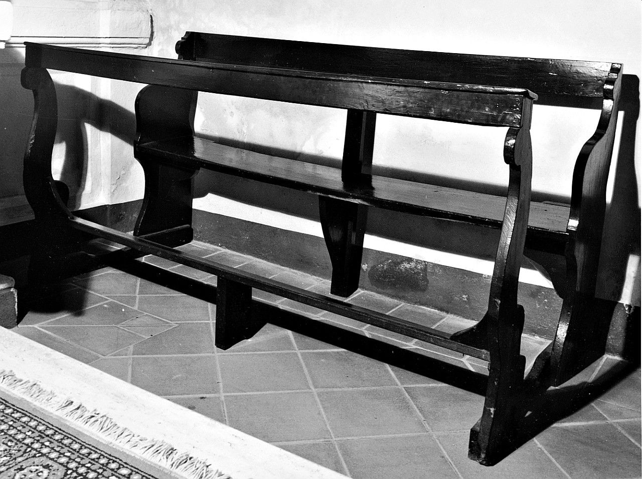 banco da chiesa - bottega toscana (sec. XIX)