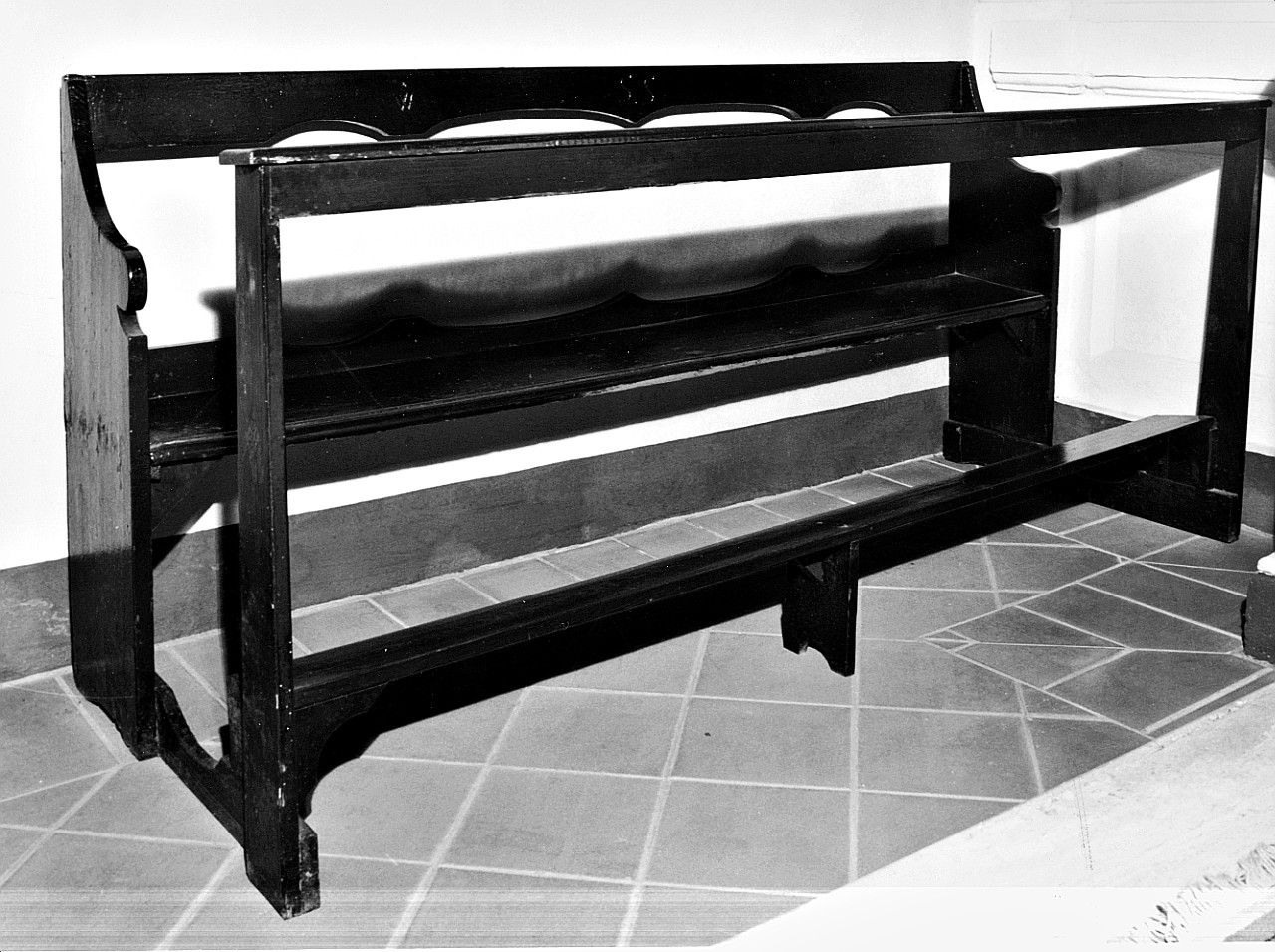 banco da chiesa - bottega toscana (sec. XIX)