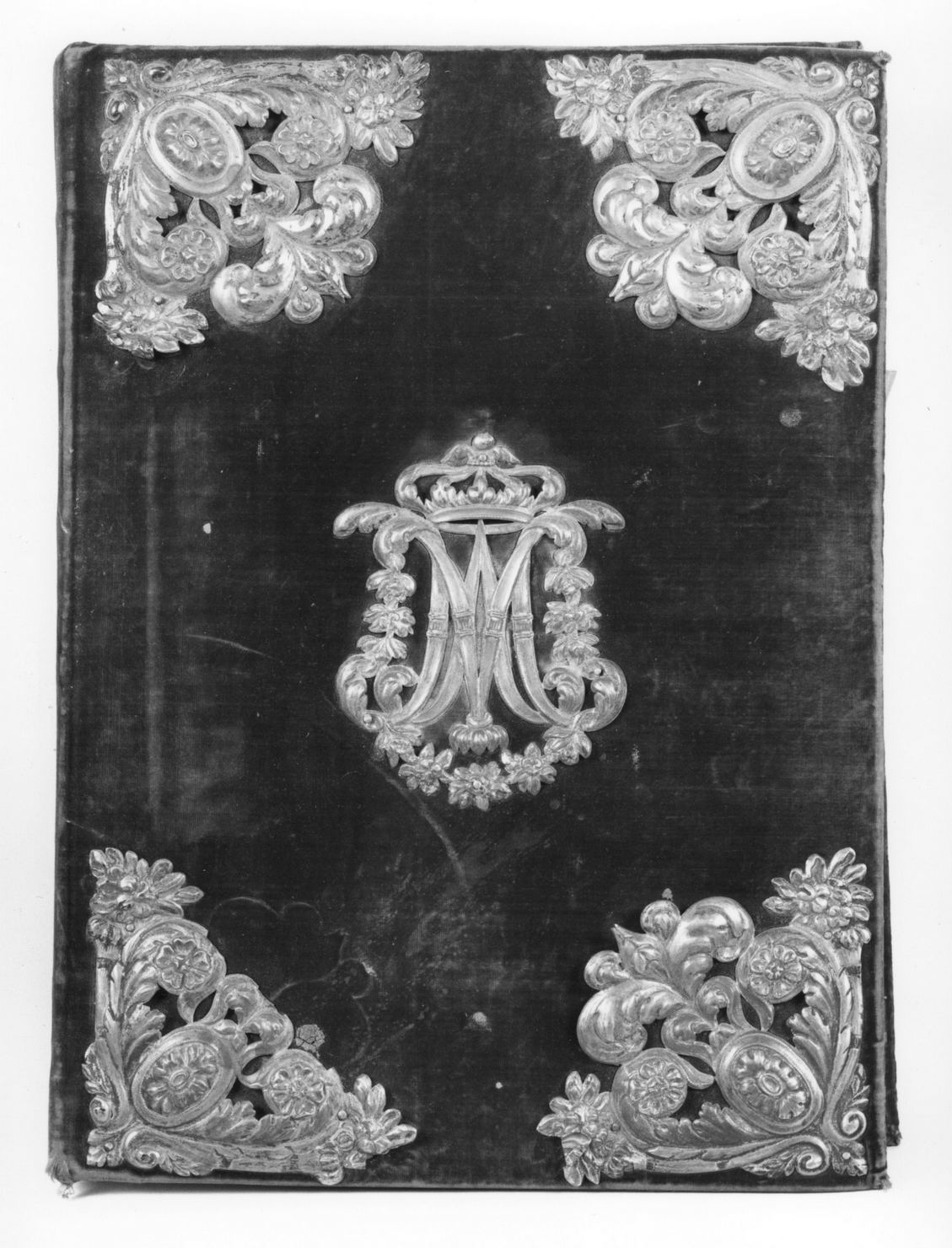 coperta di libro liturgico, opera isolata - bottega italiana (sec. XIX)