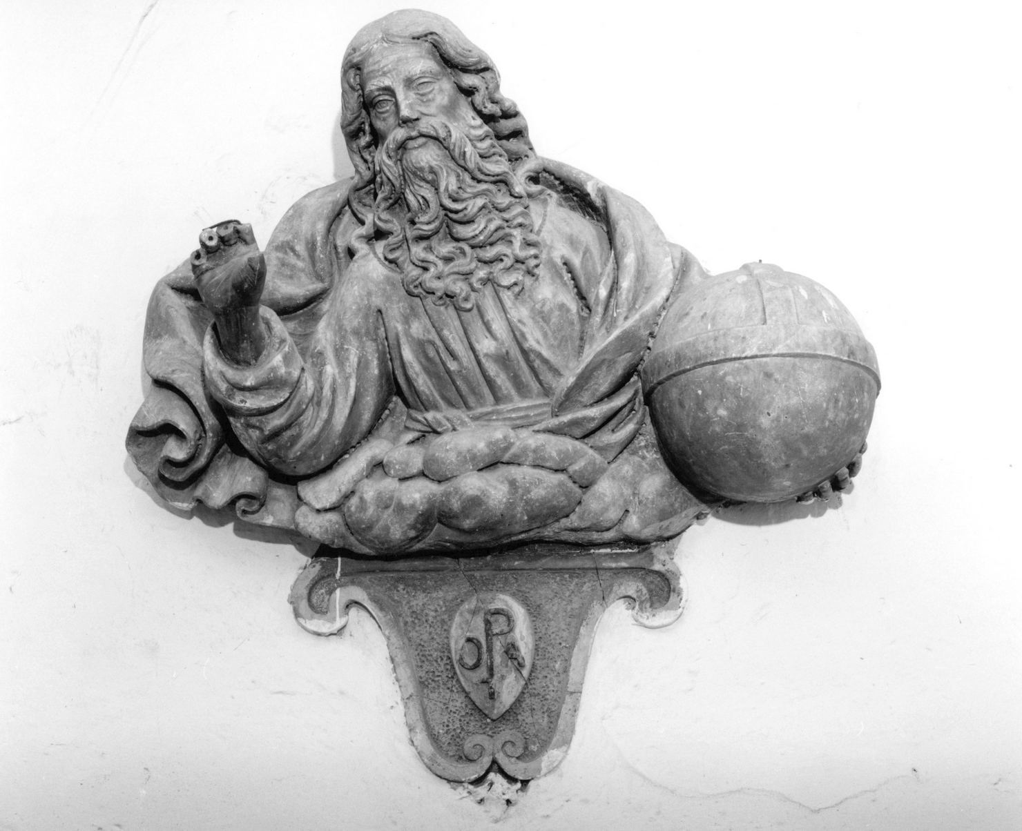 Dio Padre (scultura, elemento d'insieme) di Redi Tommaso (sec. XVII)