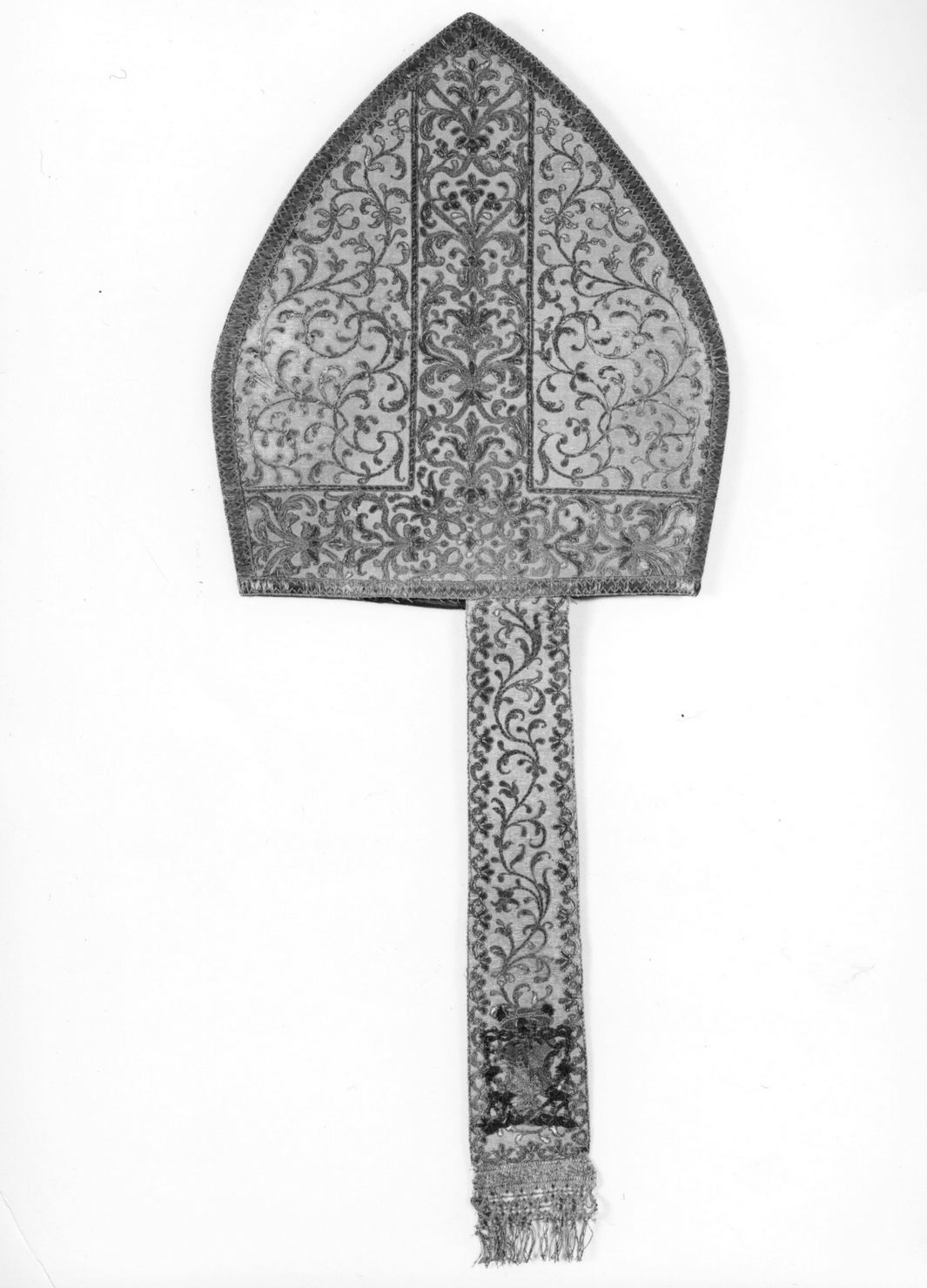 mitria, opera isolata - manifattura senese (inizio sec. XVIII)