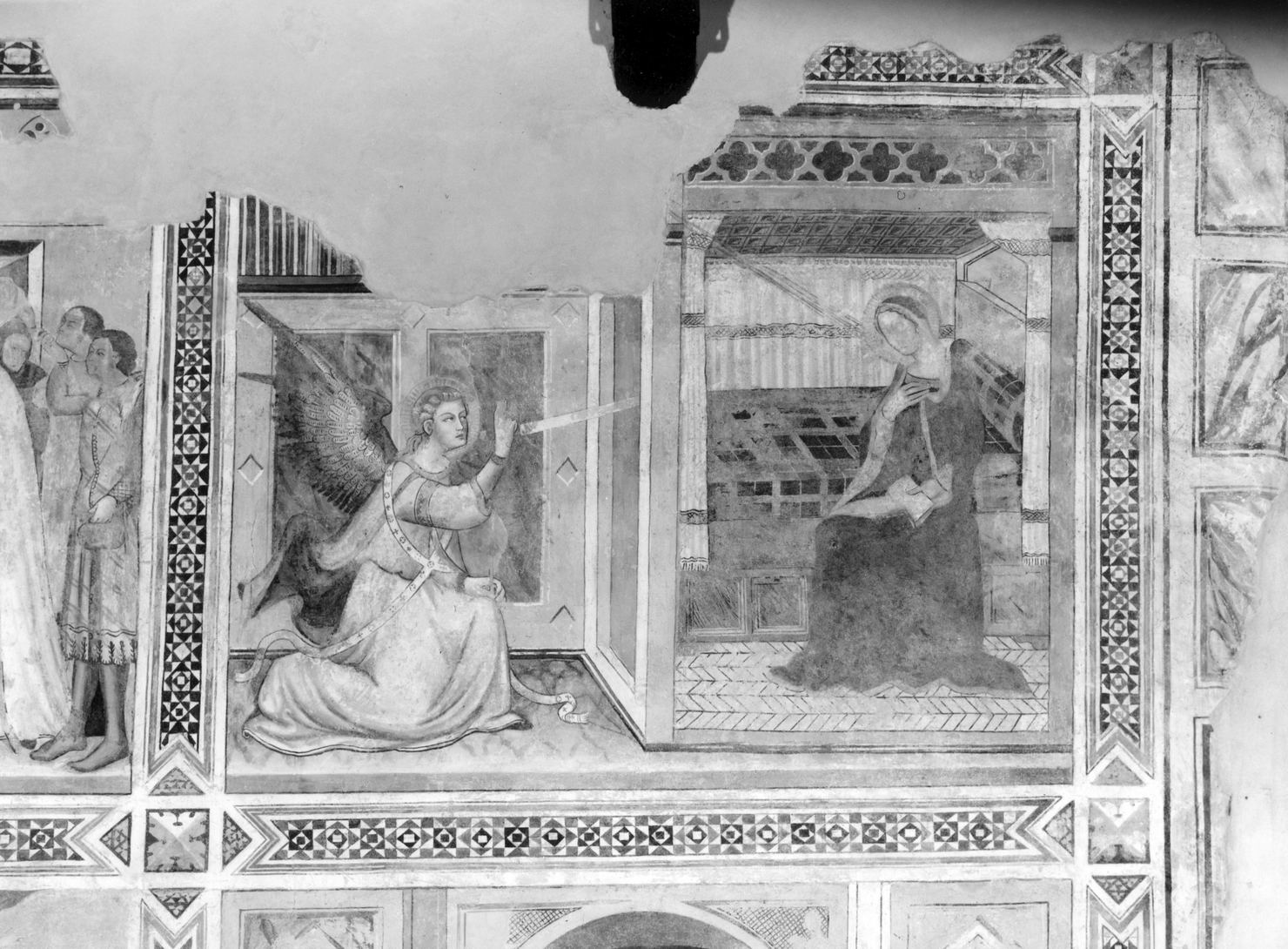 Annunciazione (dipinto, ciclo) - ambito senese (ultimo quarto sec. XIV)