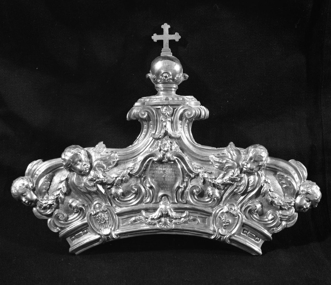 corona di immagine sacra, serie di Borioni Bartolomeo (metà sec. XVIII)