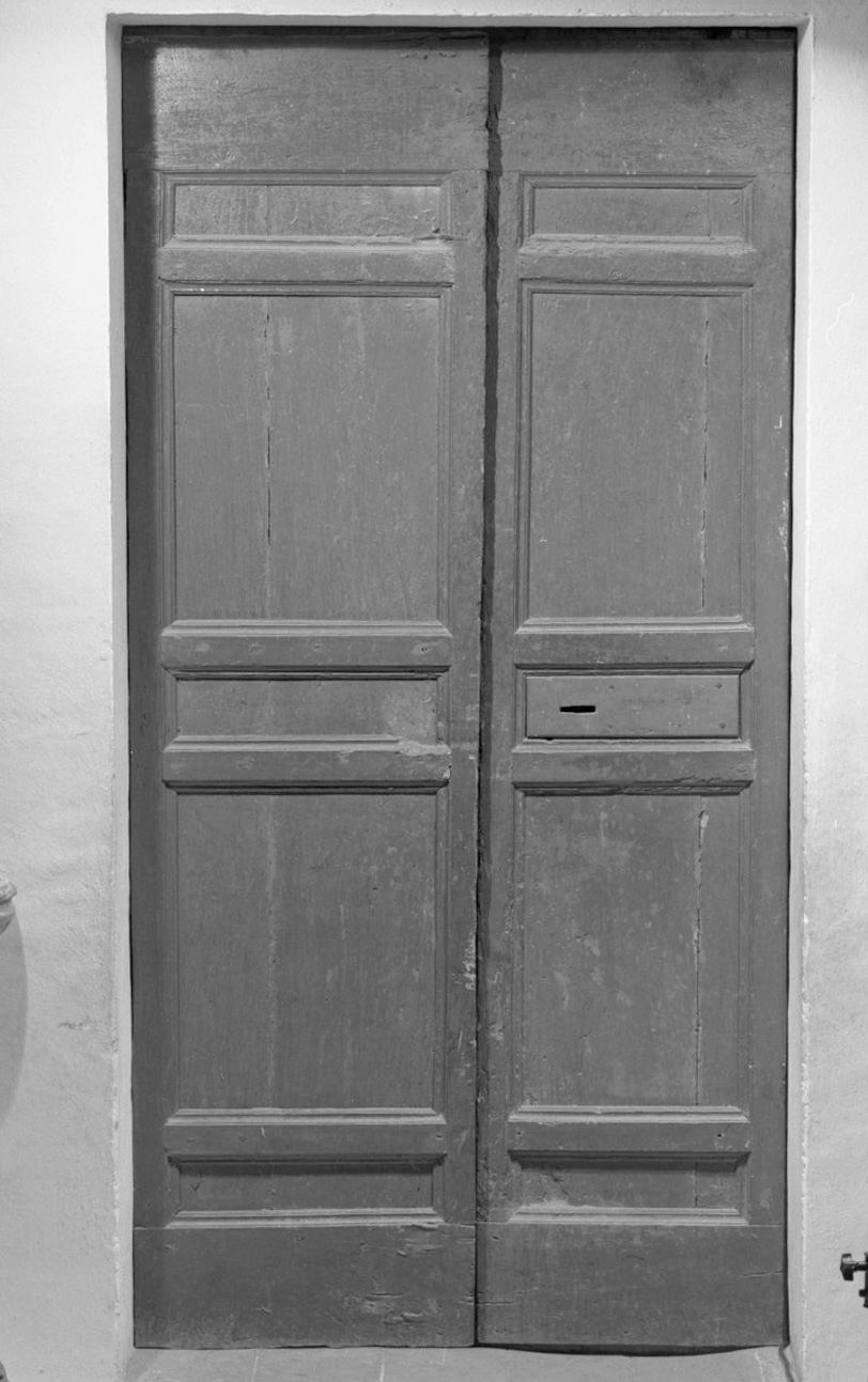 porta - a due battenti - bottega toscana (sec. XVIII)