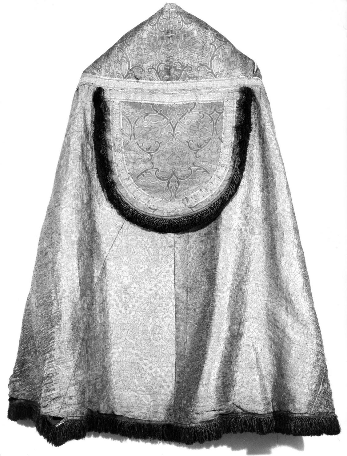 piviale, elemento d'insieme - manifattura toscana (inizio sec. XVI)