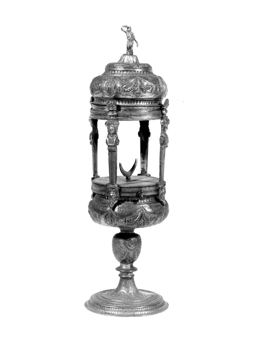 pisside - ambito senese (inizio sec. XVII)