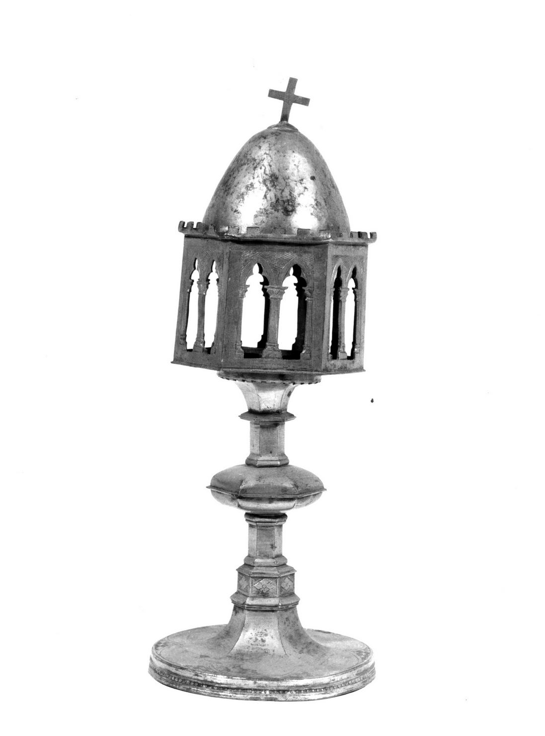 motivi decorativi vegetali (pisside) - ambito senese (prima metà sec. XV)