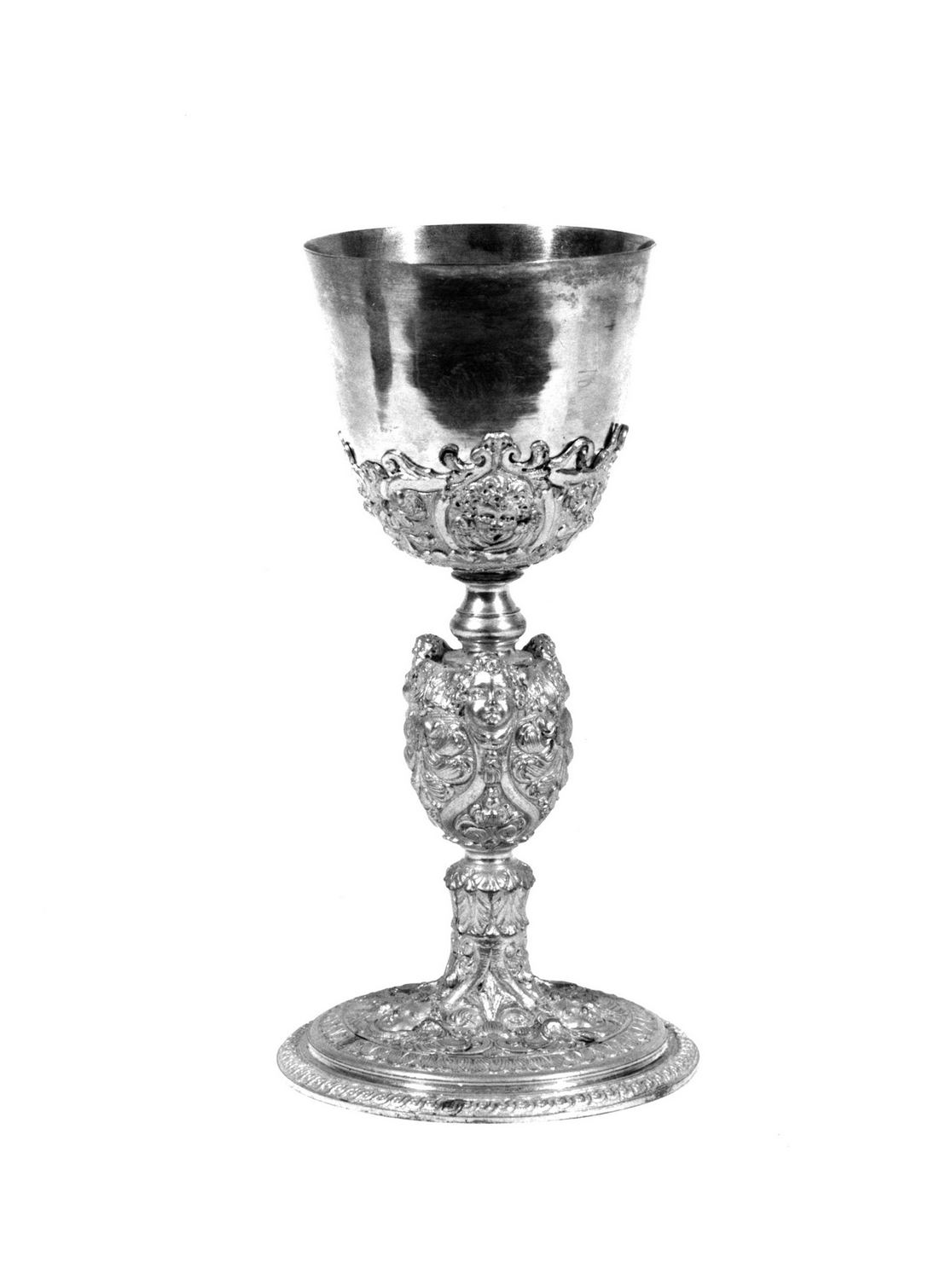 motivi decorativi vegetali (calice) - ambito senese (inizio sec. XVII)