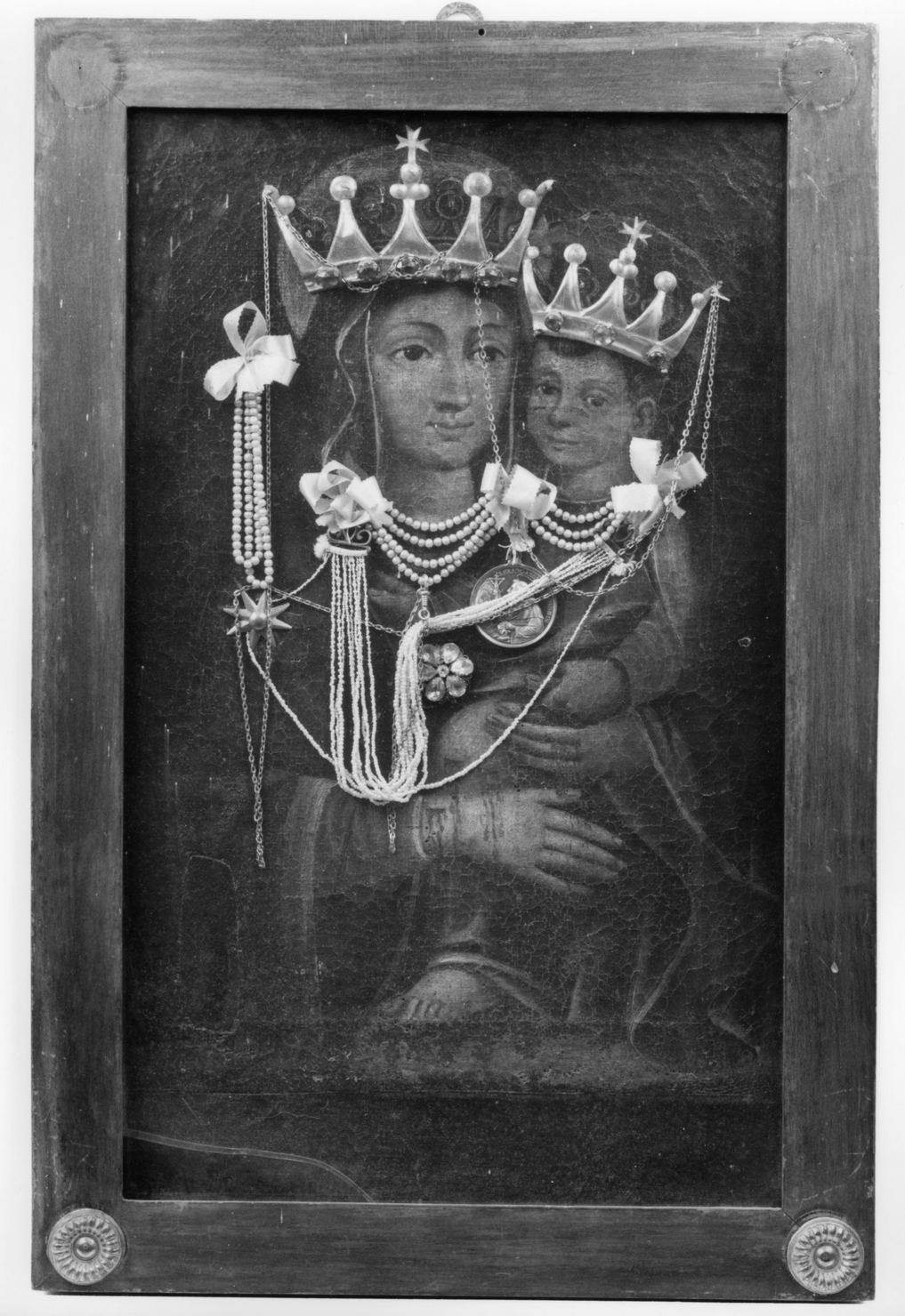 Madonna con Bambino (dipinto) - ambito senese (secc. XVI/ XVII)