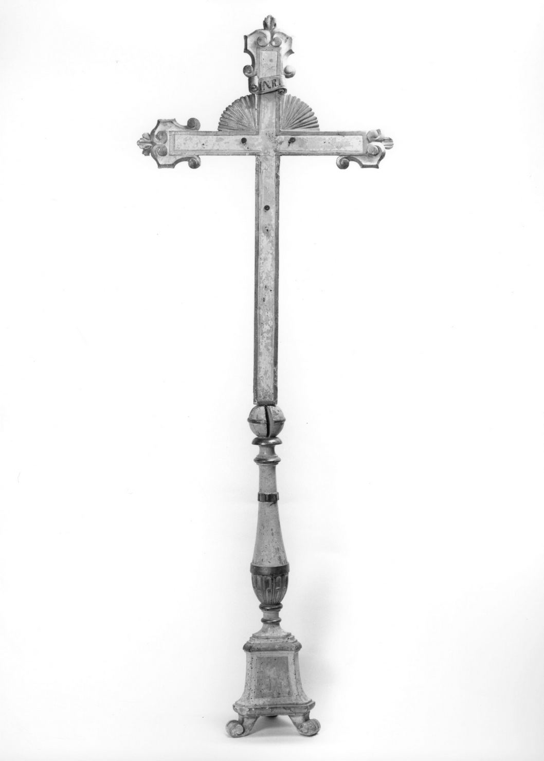 croce d'altare, elemento d'insieme - bottega toscana (secc. XVIII/ XIX)