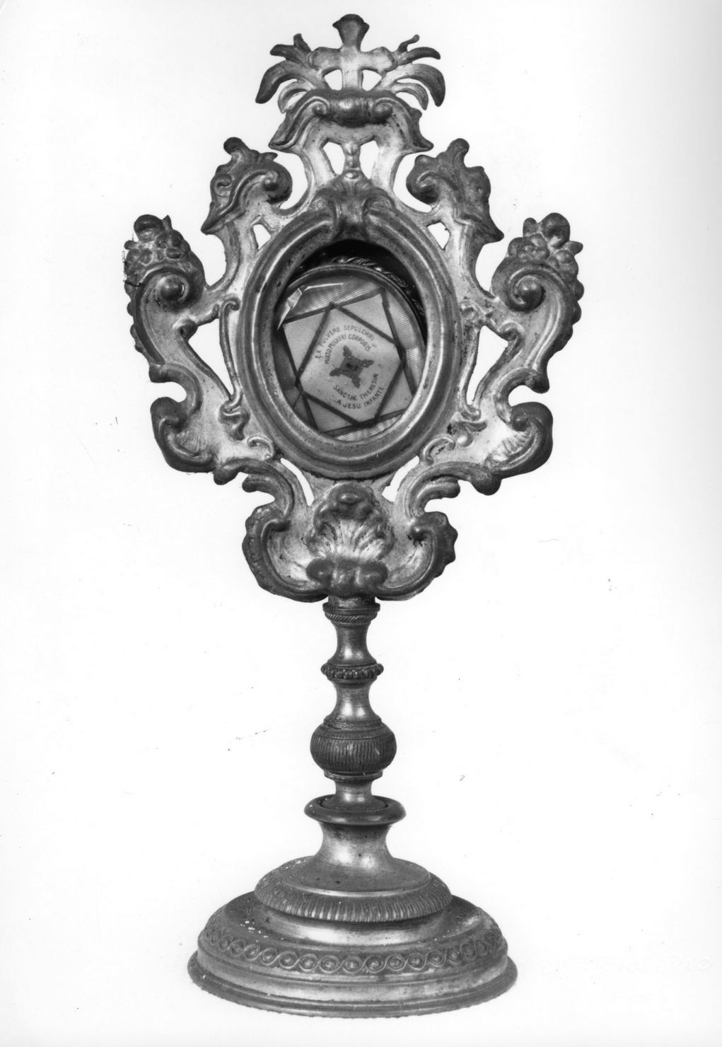 reliquiario-ostensorio - produzione italiana (prima metà sec. XX)