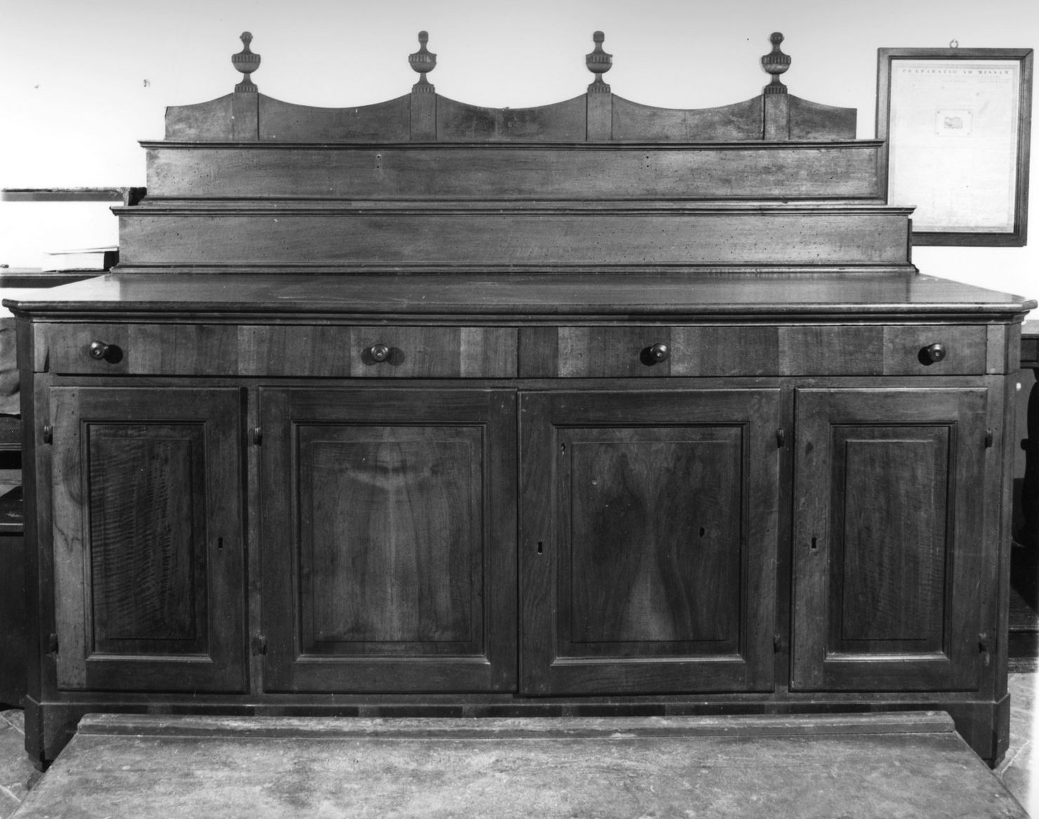 armadio da sacrestia - produzione toscana (seconda metà sec. XIX)