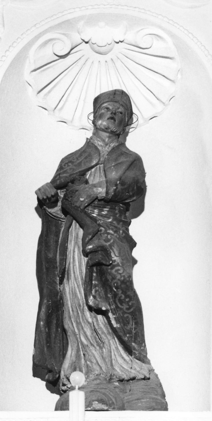 Santo vescovo (statua) - ambito toscano (prima metà sec. XVIII)