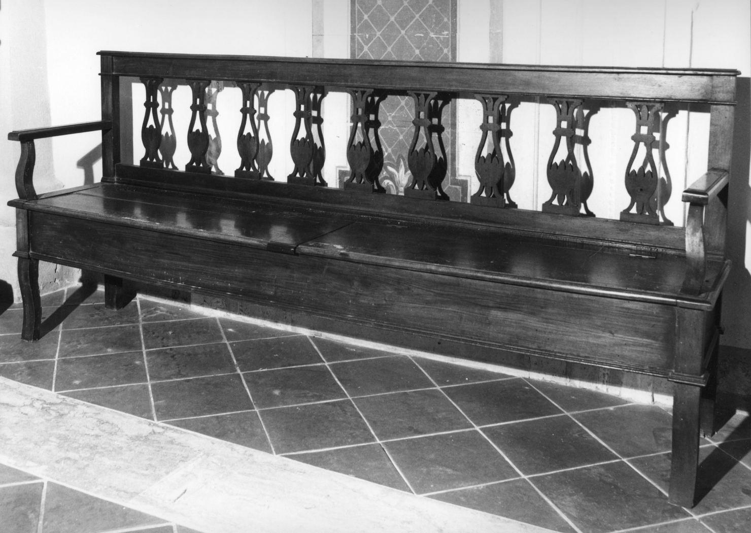 panca, serie - produzione toscana (seconda metà sec. XIX)