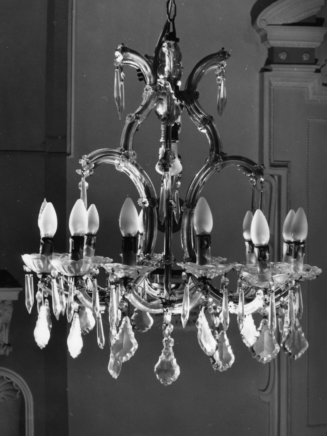 lampadario - produzione italiana (prima metà sec. XX)