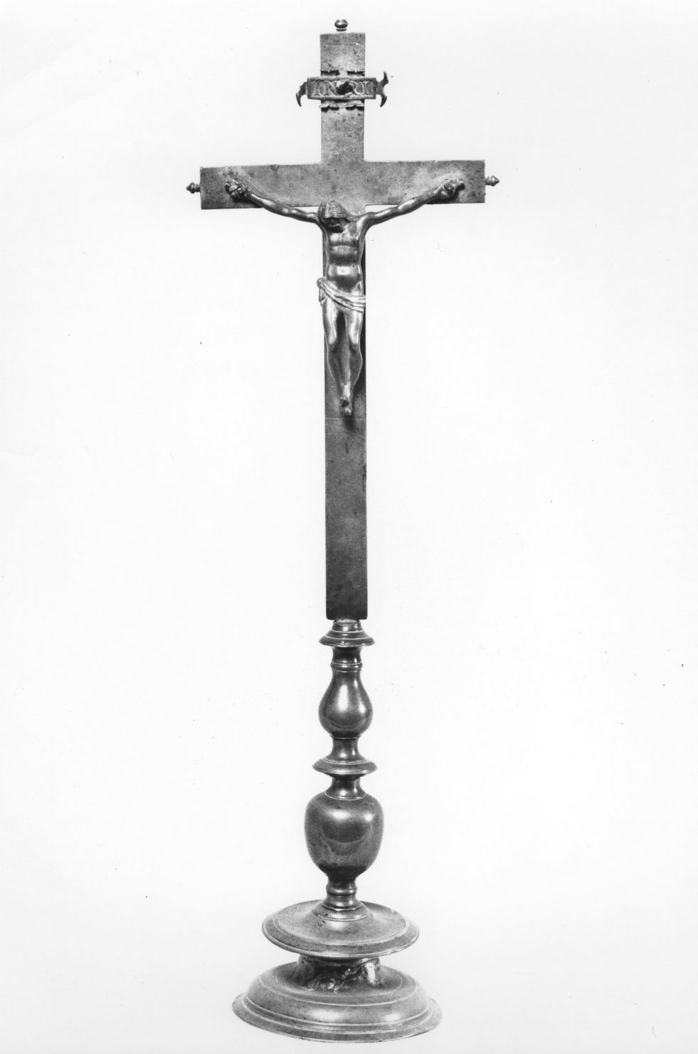 Cristo crocifisso (croce d'altare) - bottega italiana (prima metà sec. XIX)