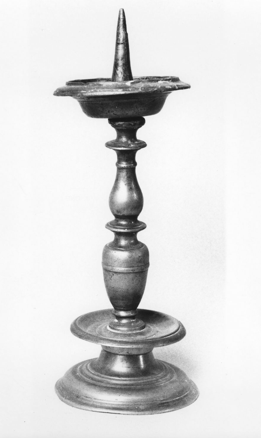 candeliere, serie - bottega toscana (fine/inizio secc. XVIII/ XIX)