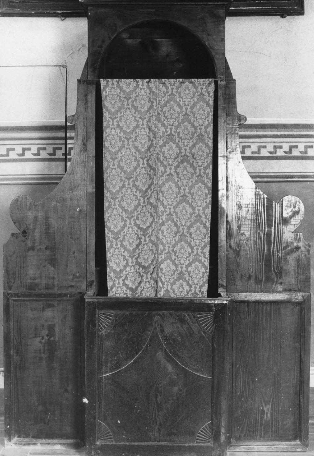 confessionale - bottega toscana (fine/inizio secc. XVIII/ XIX)