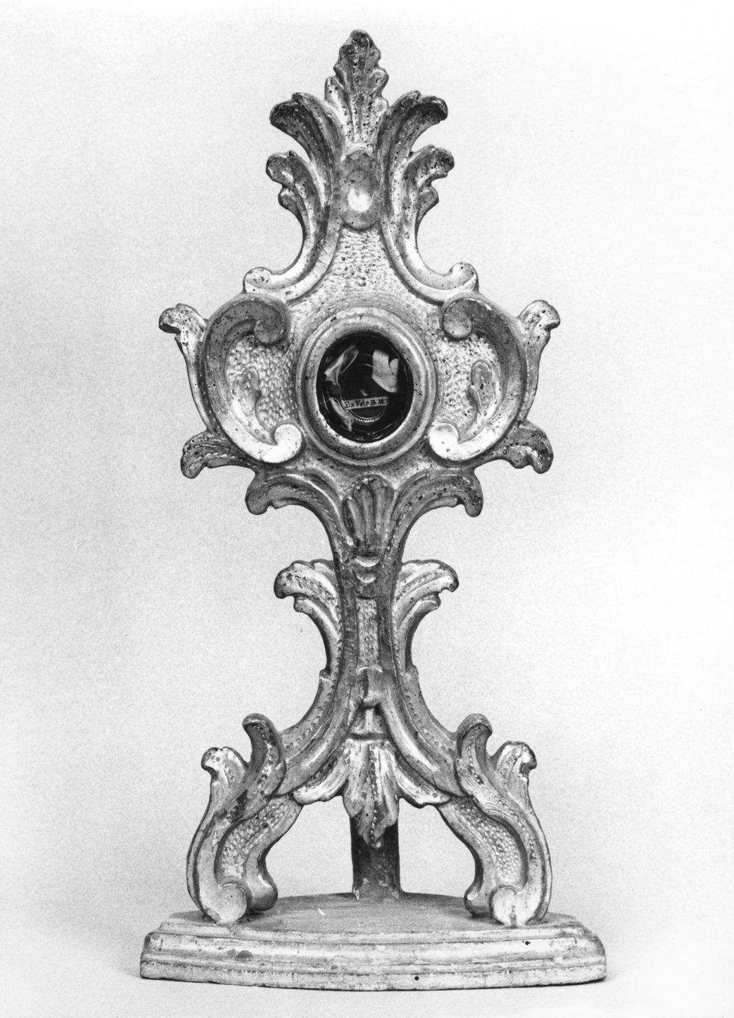 reliquiario - a ostensorio - bottega toscana (seconda metà sec. XVIII)