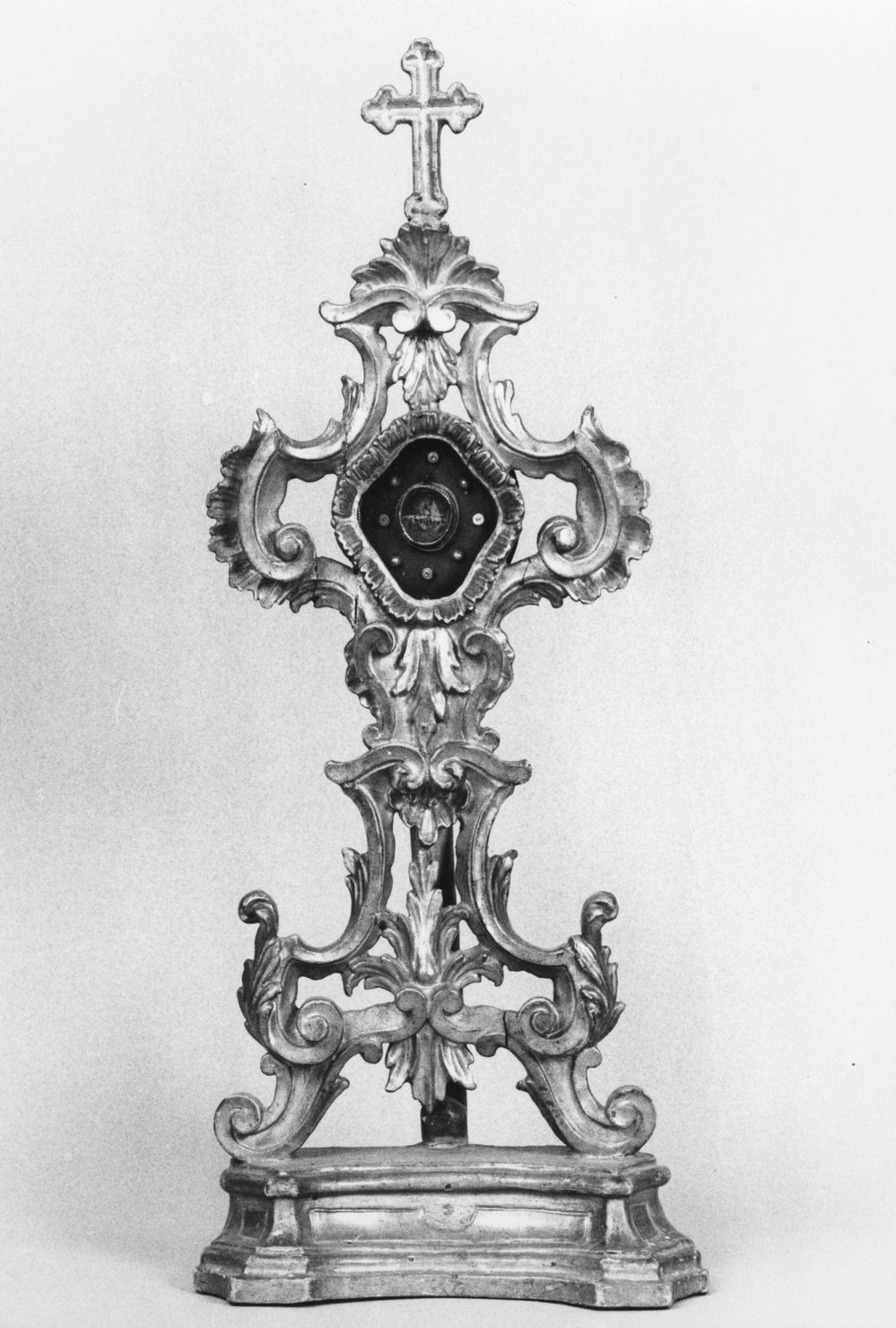 reliquiario - a ostensorio - bottega toscana (seconda metà sec. XVIII)