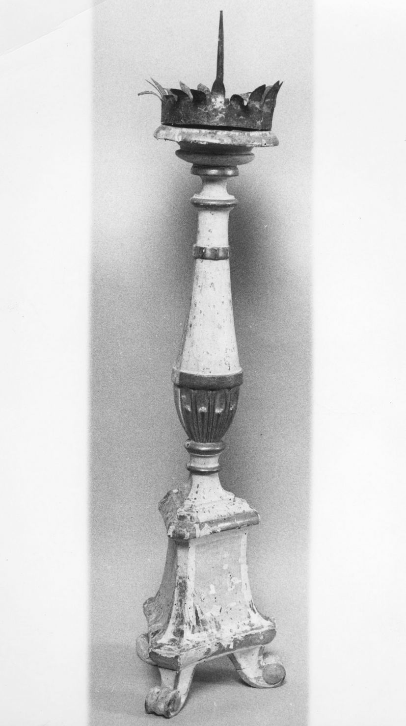candelabro, serie - bottega toscana (prima metà sec. XIX)