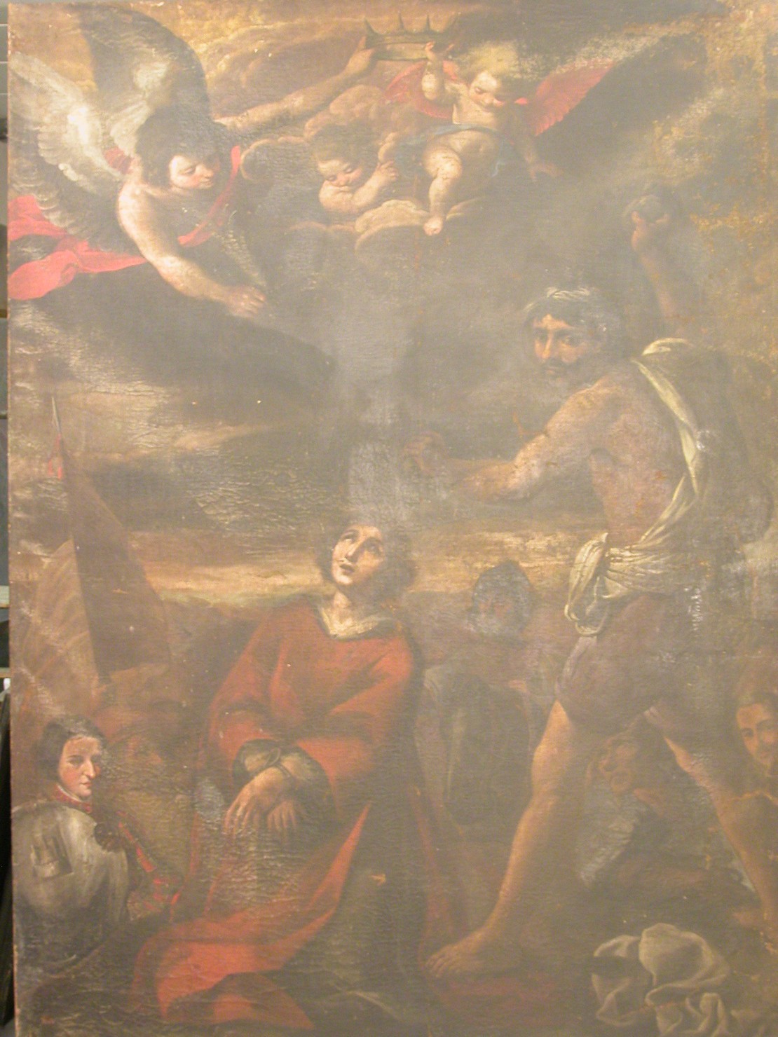 lapidazione di Santo Stefano (dipinto) di Volpi Stefano (prima metà sec. XVII)