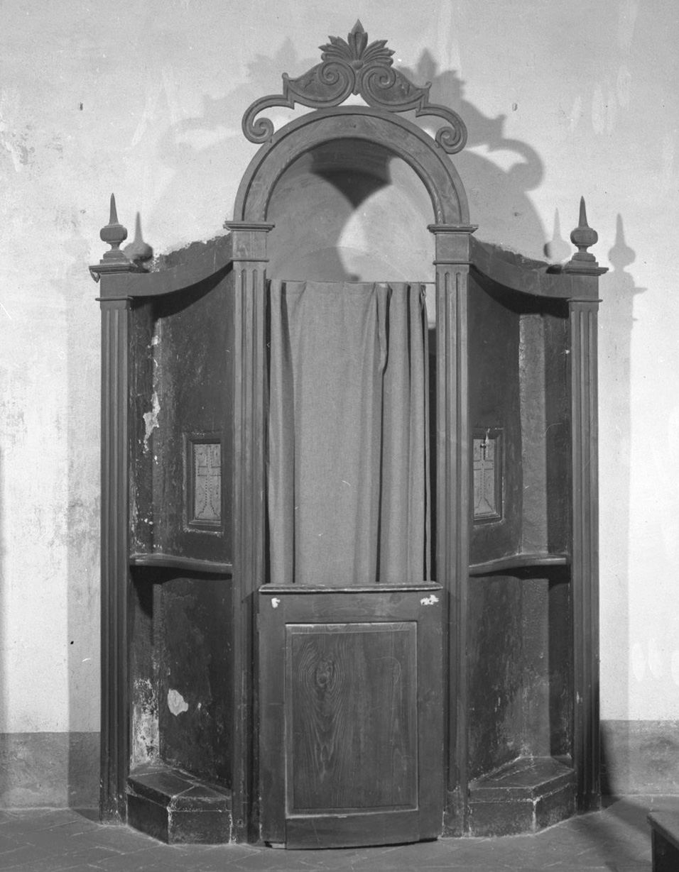 confessionale - bottega toscana (secc. XIX/ XX)