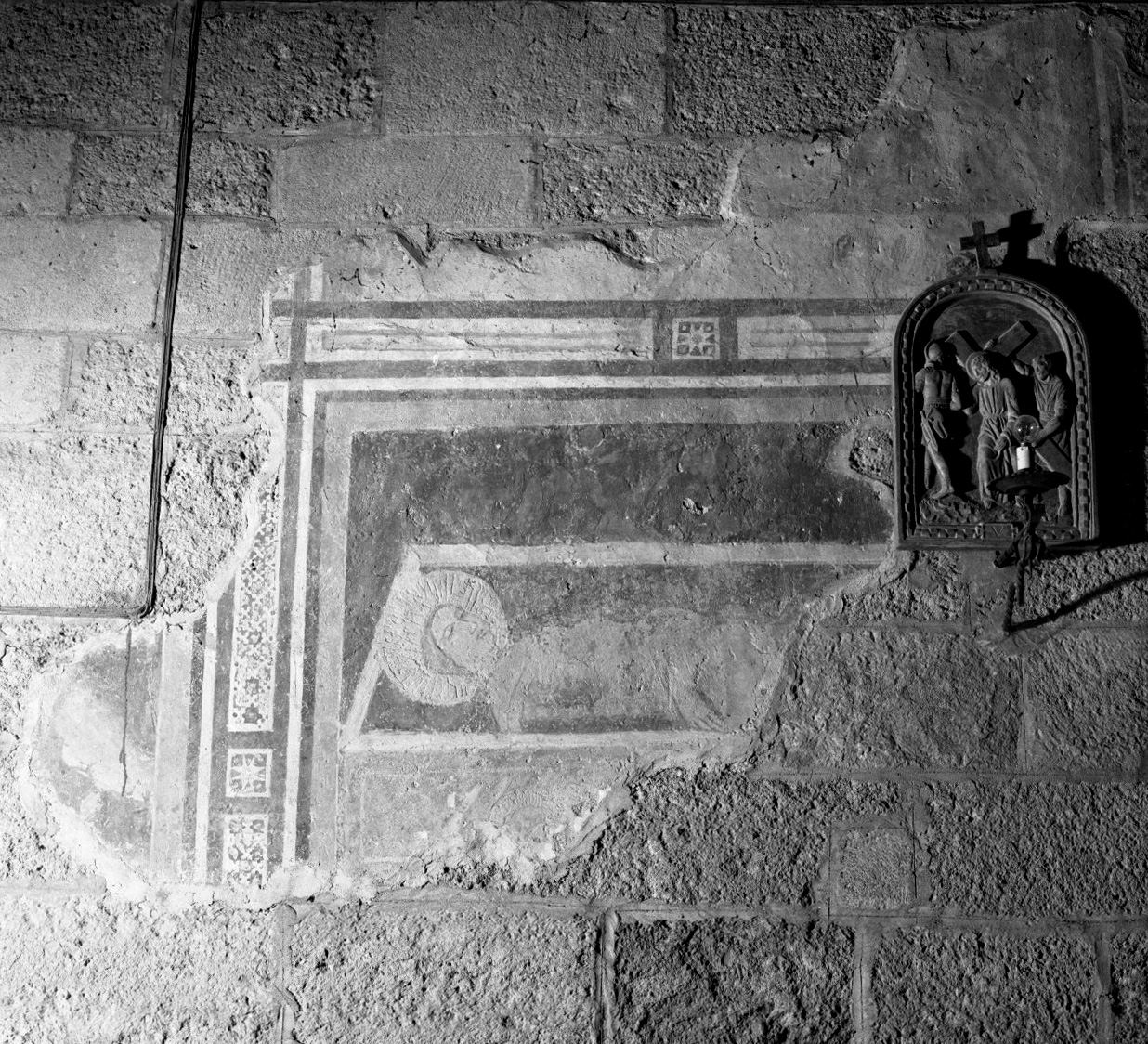 Santa (dipinto, frammento) - ambito senese (prima metà sec. XIV)