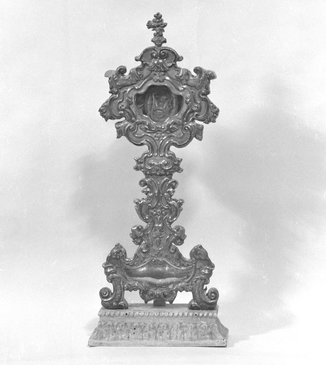 reliquiario - a ostensorio - bottega toscana (prima metà sec. XVIII)