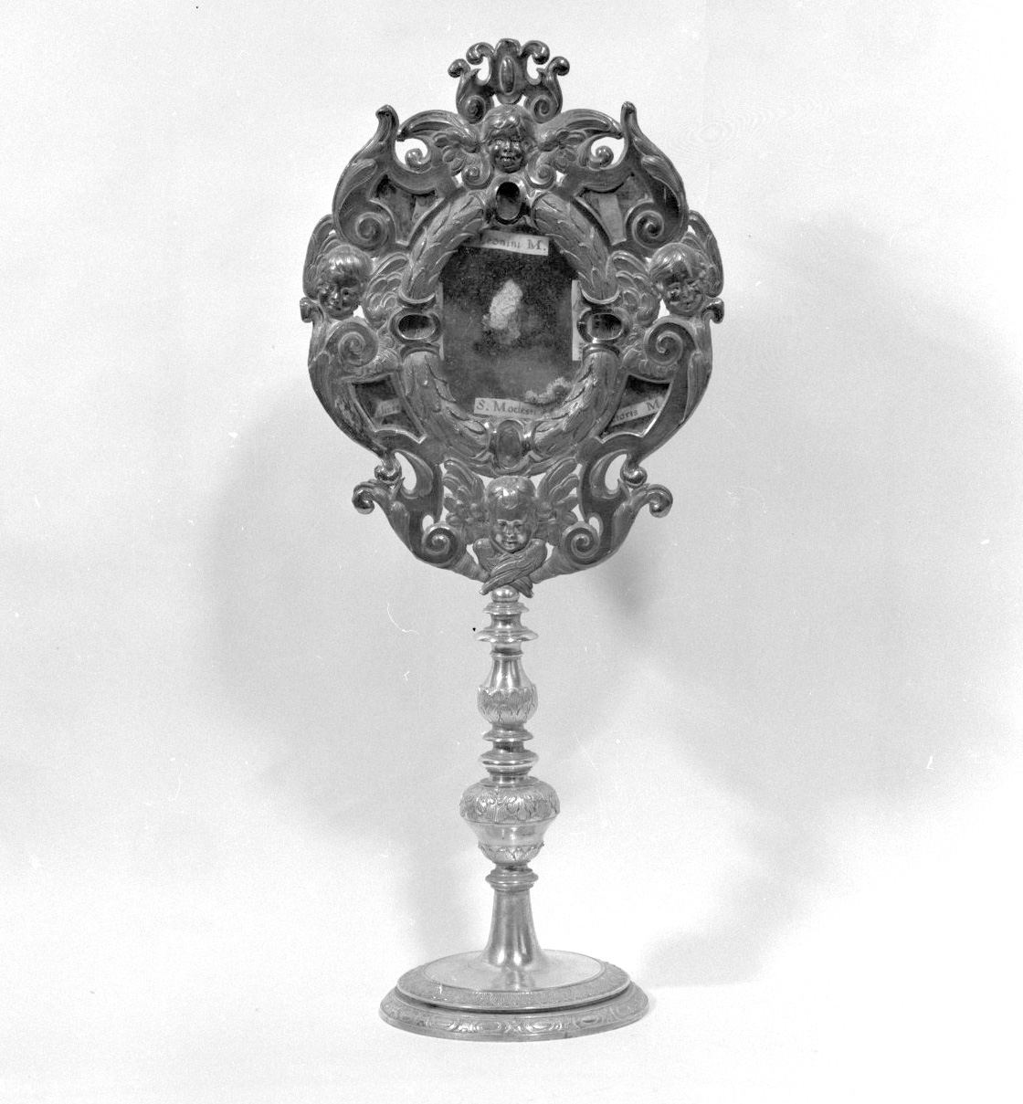 reliquiario - a ostensorio, serie - bottega toscana (sec. XVIII)