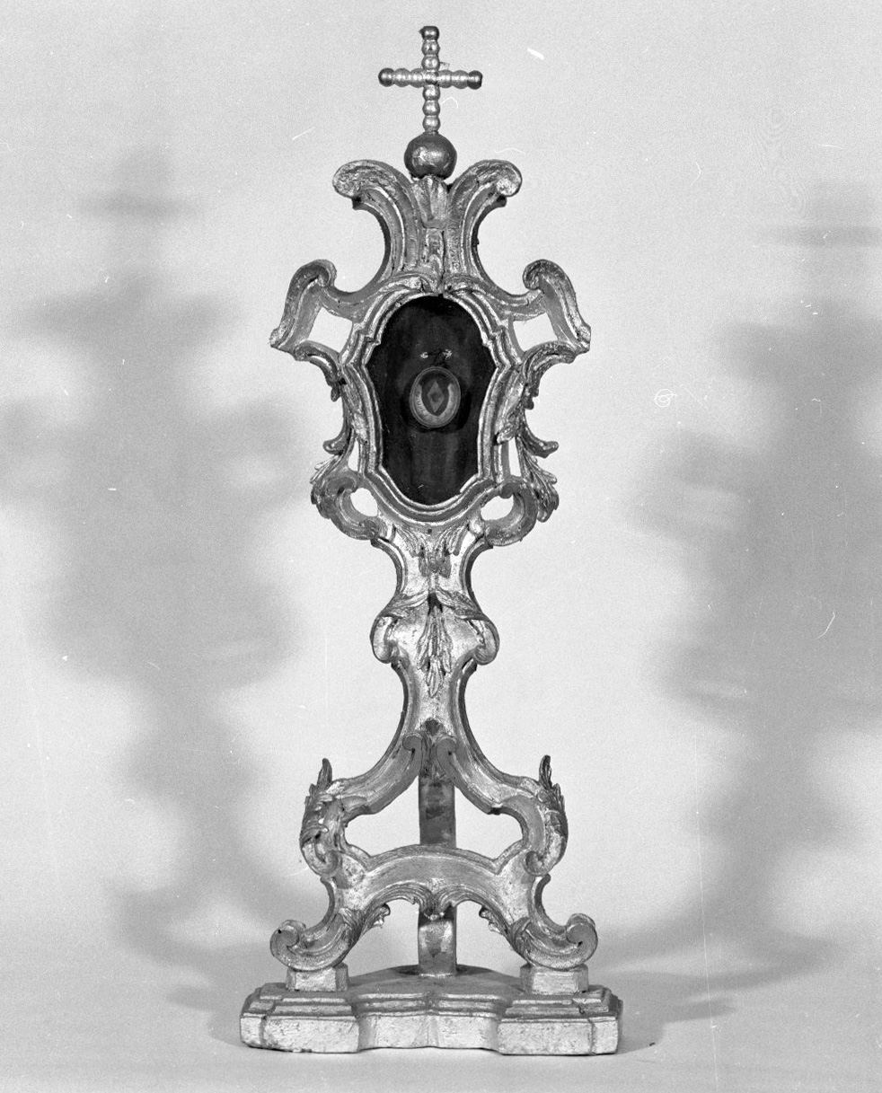 reliquiario - a ostensorio, serie - bottega toscana (sec. XVIII)