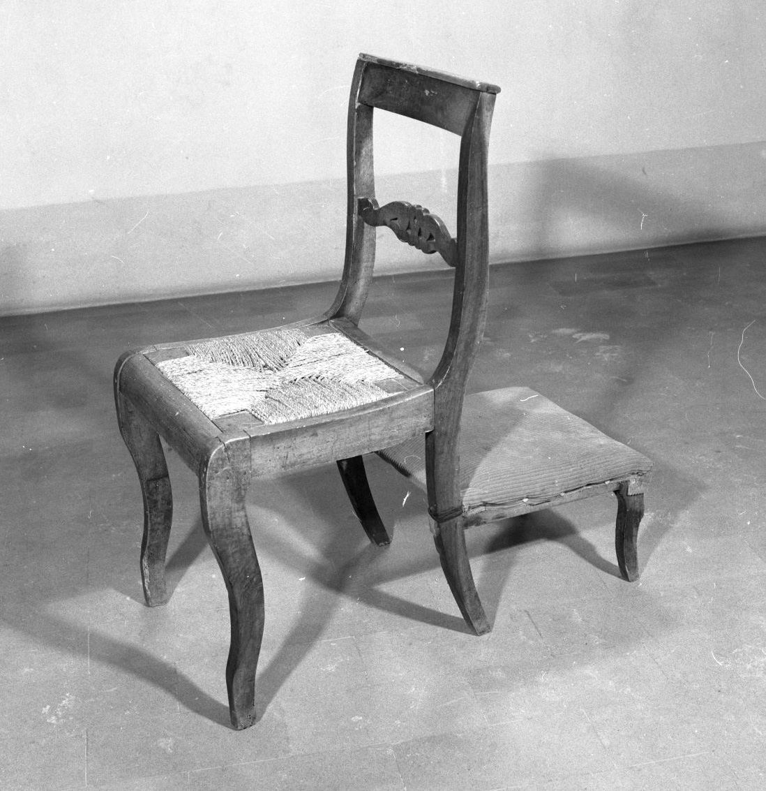 sedia con inginocchiatoio - bottega toscana (secc. XVIII/ XIX)