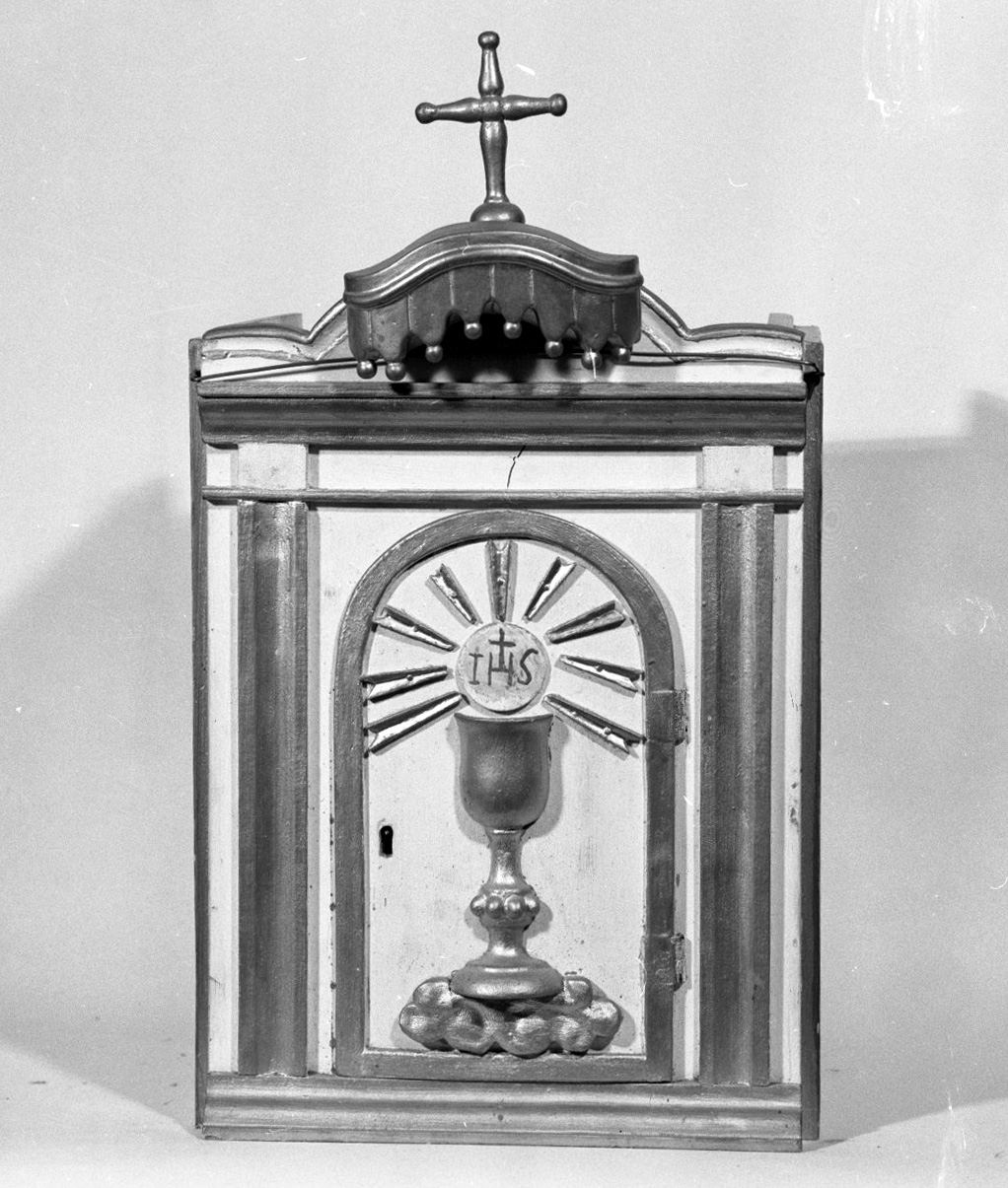 tabernacolo - a frontale architettonico - bottega toscana (prima metà sec. XIX)